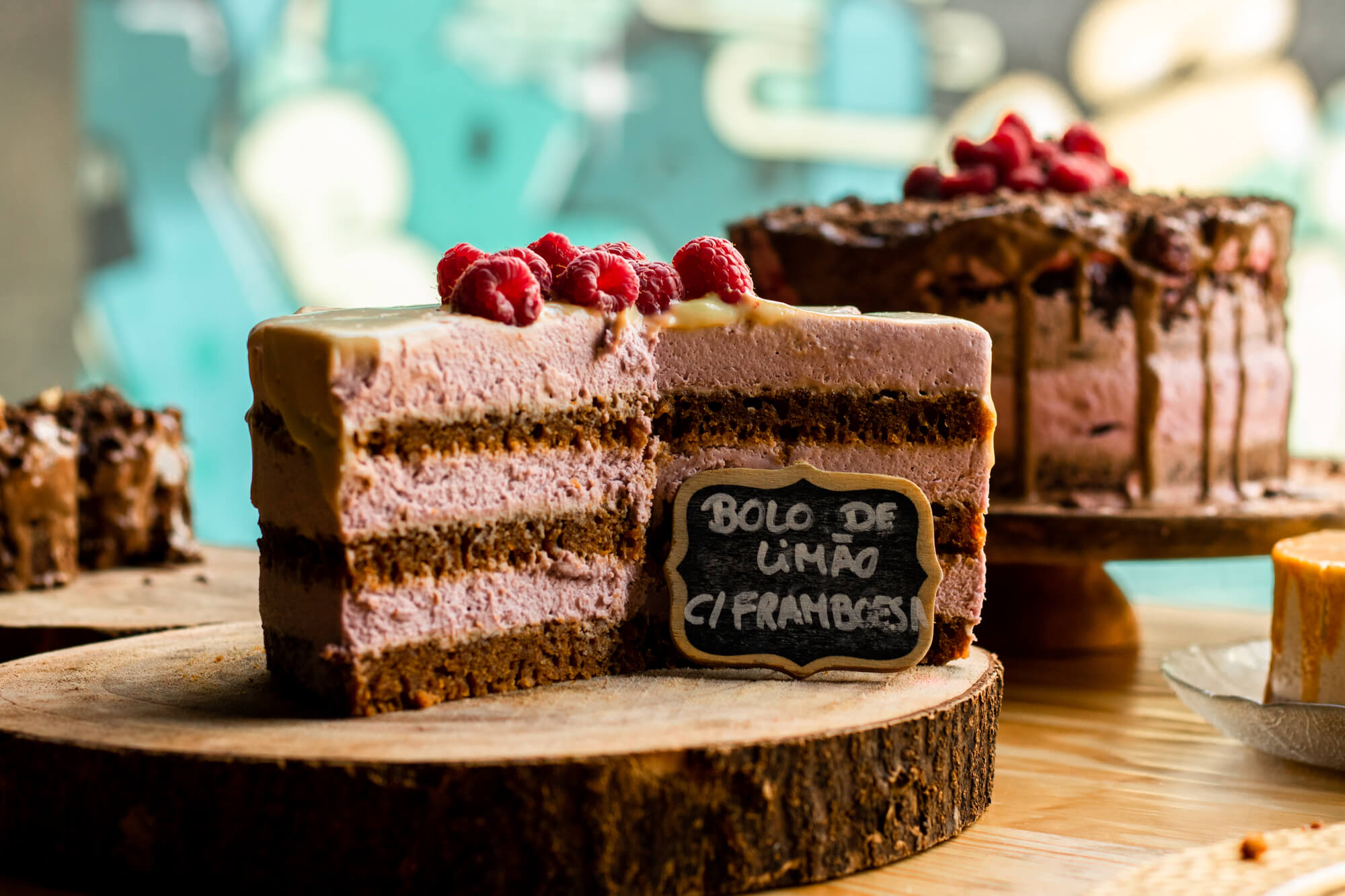 Vegan cakes at O Botanista